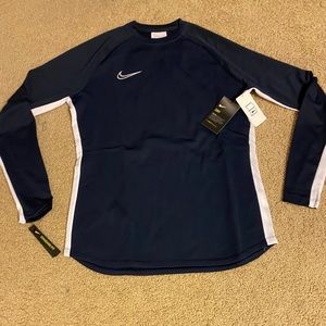 Navy Fleece Long Sleeve w/ thumb loops